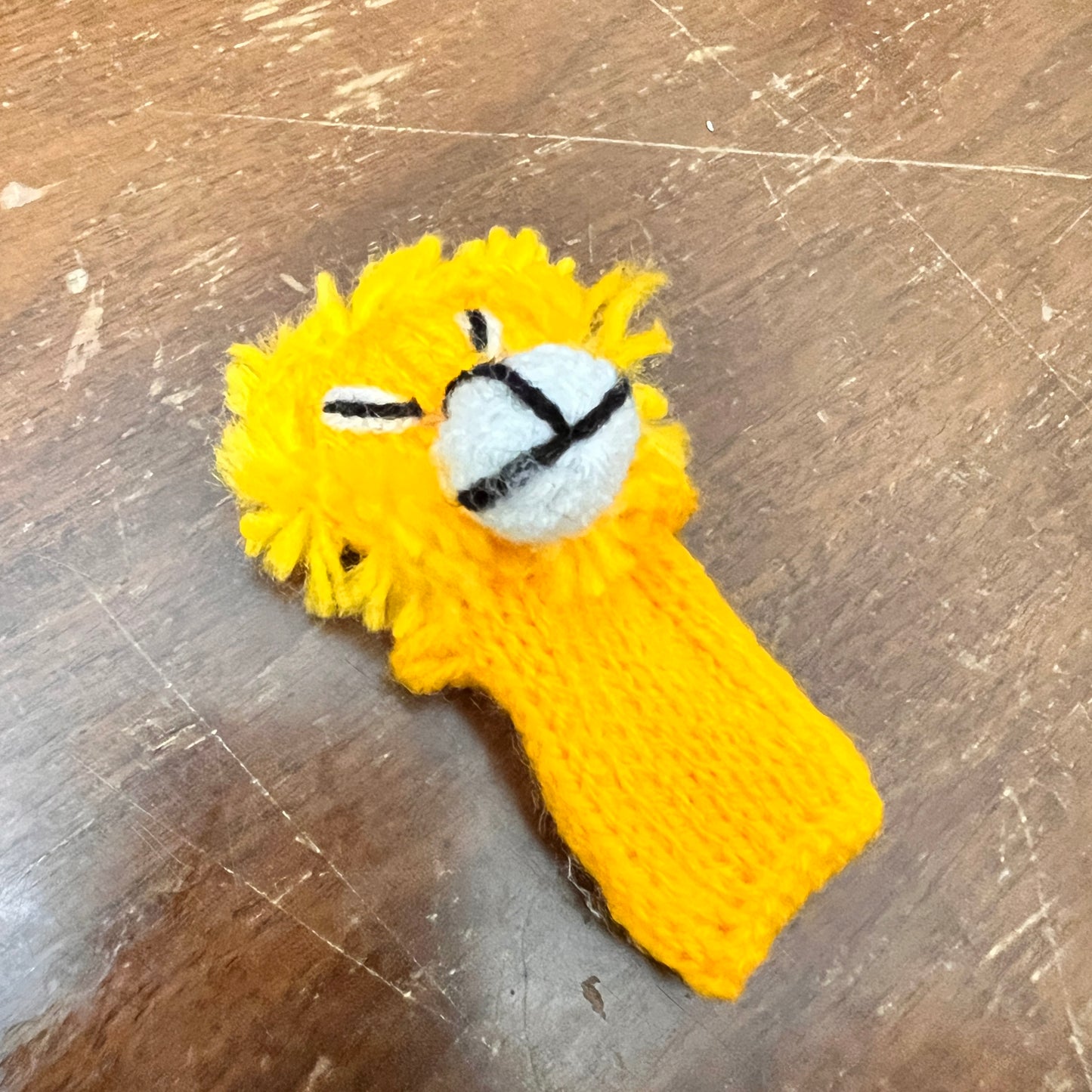 Hand Knit finger puppets