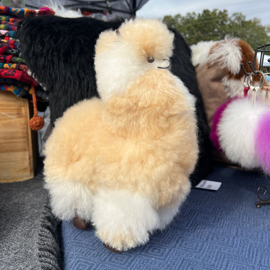 Large handmade Fur Alpaca