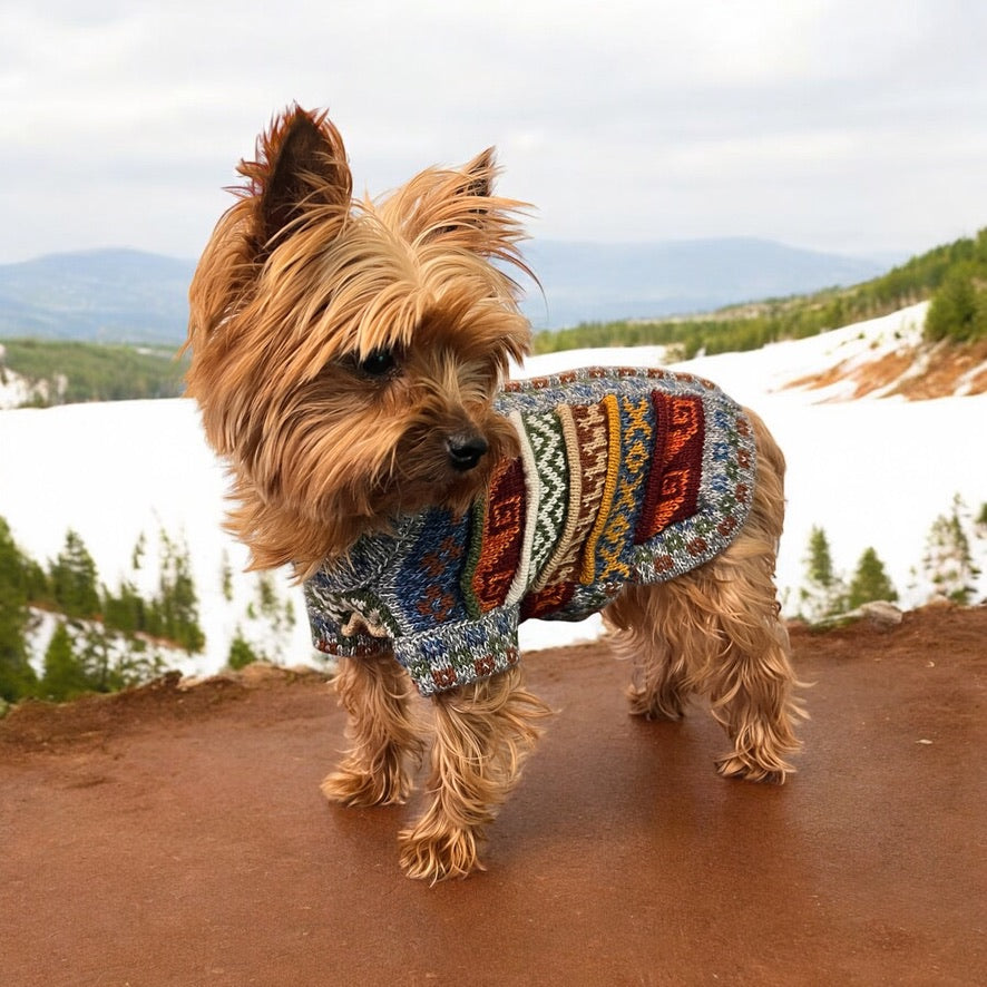 CUSCO style dog sweater