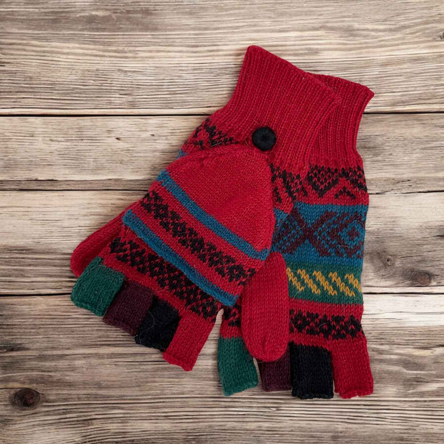 Alpaca mitten gloves. Unisex. (multiple colors)