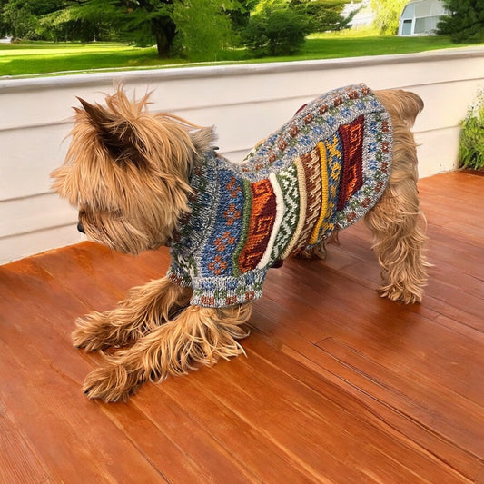 CUSCO style dog sweater