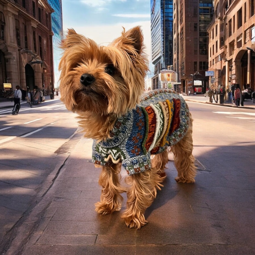 CUSCO style dog sweater