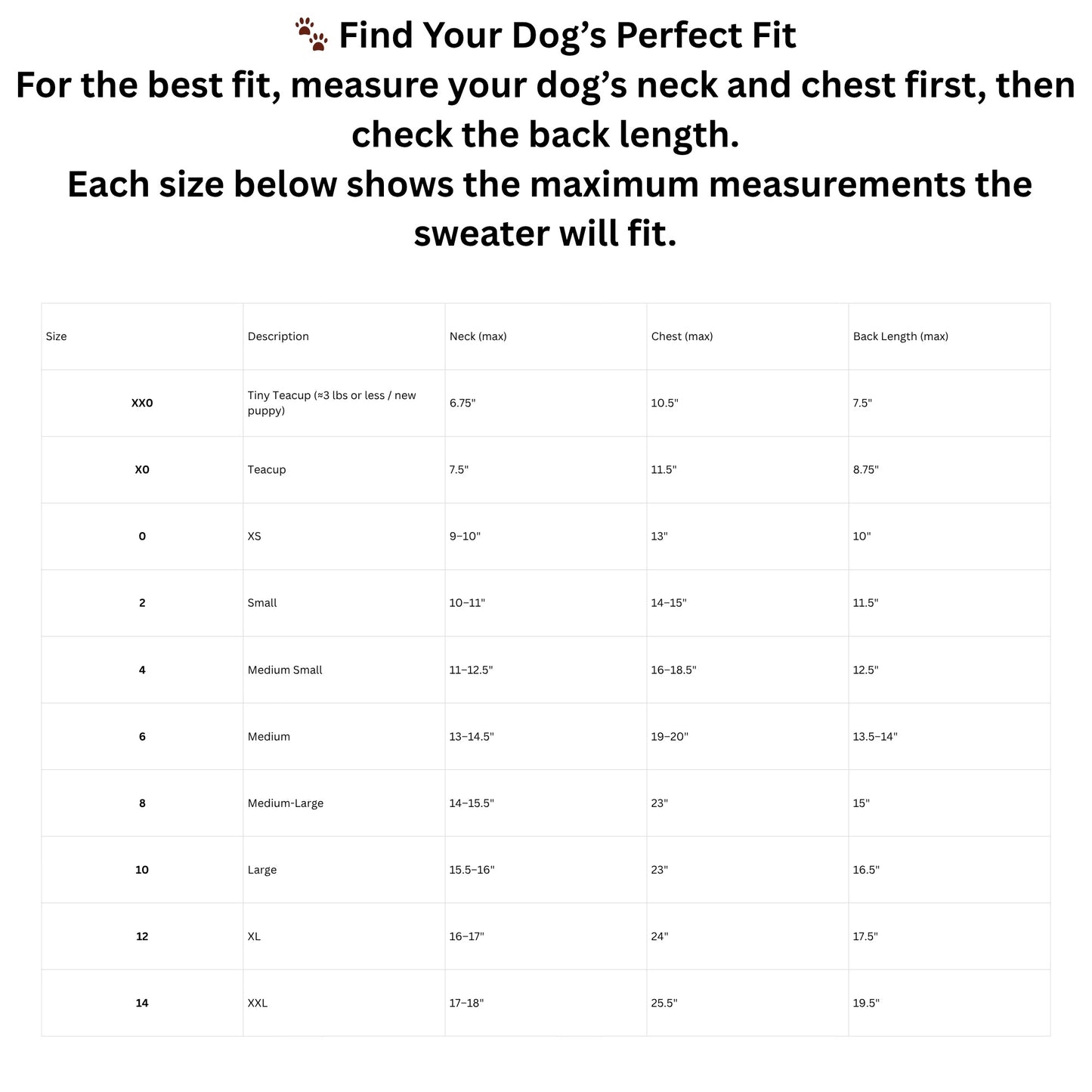 Royal BONE color Zip UP  Dog Sweater All Sizes (XX0-14)