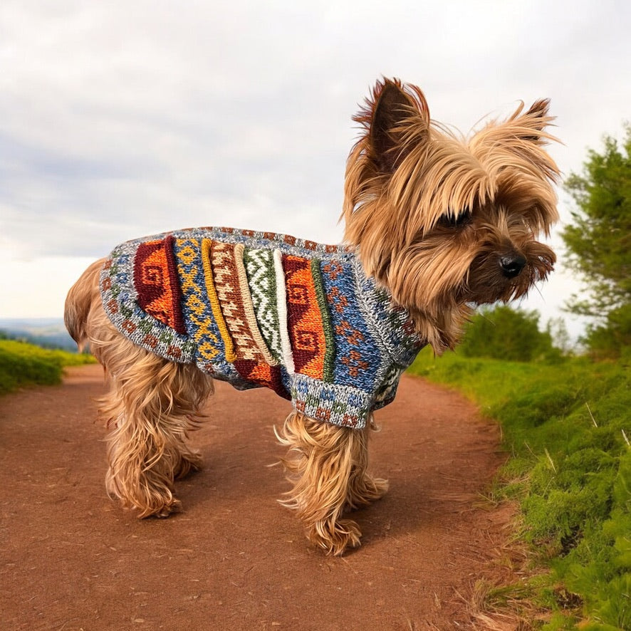 CUSCO style dog sweater