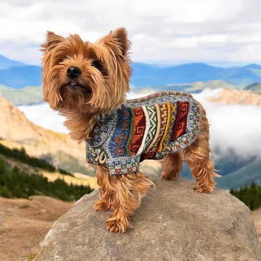 CUSCO style dog sweater