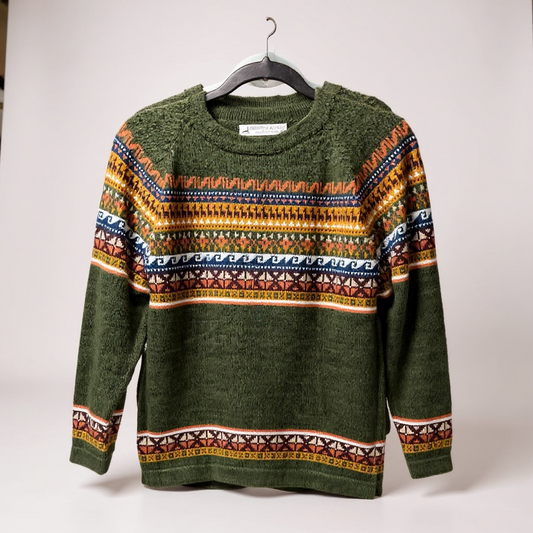 CUSCO ALPACA SWEATER, SQUARE BOTTOM. (UNISEX) Will be restocked Nov 2!