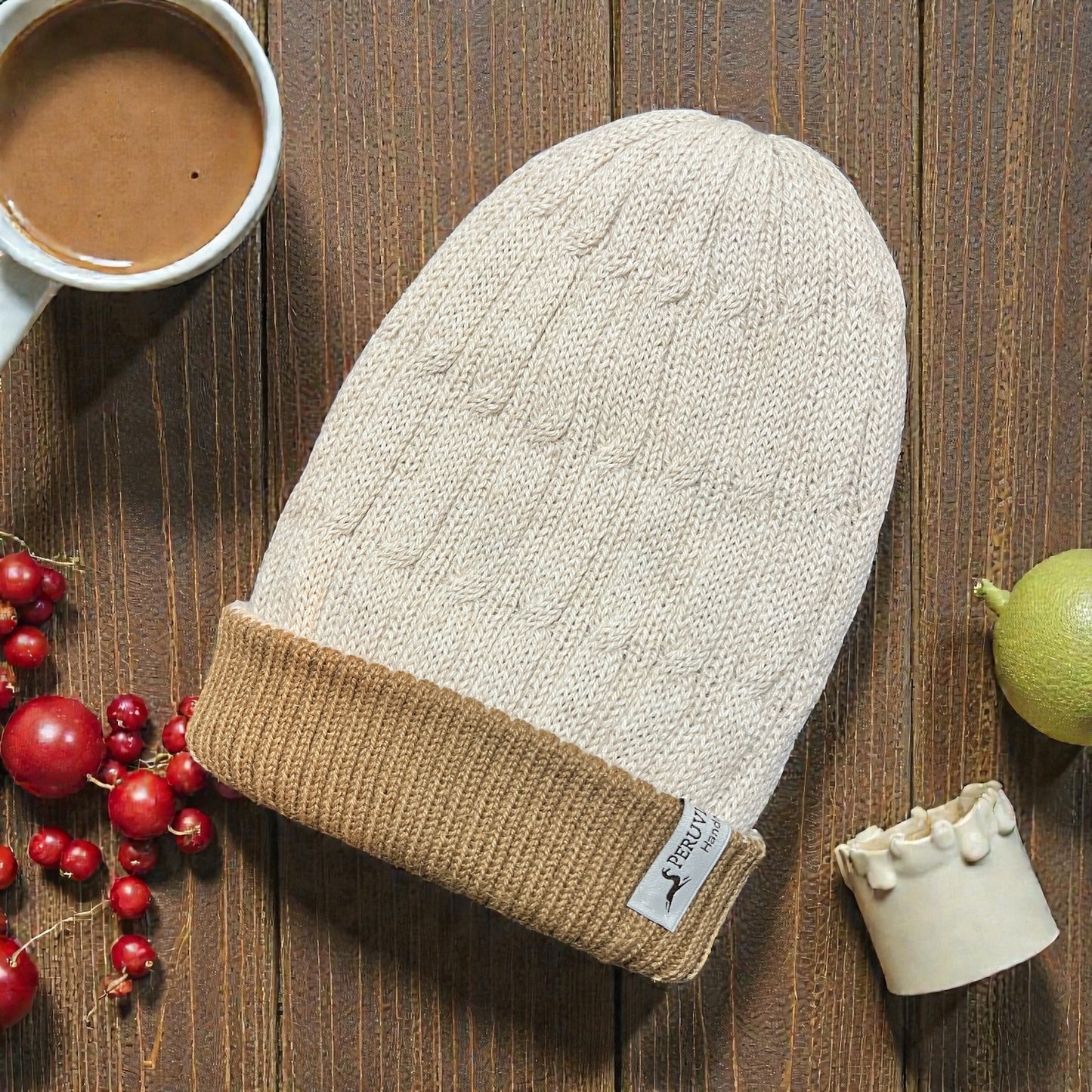 Luxury Reversible Alpaca Beanies - Unisex