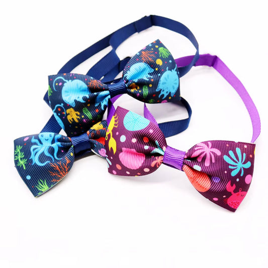 SUMMER STYLIN' dog bows with strap.