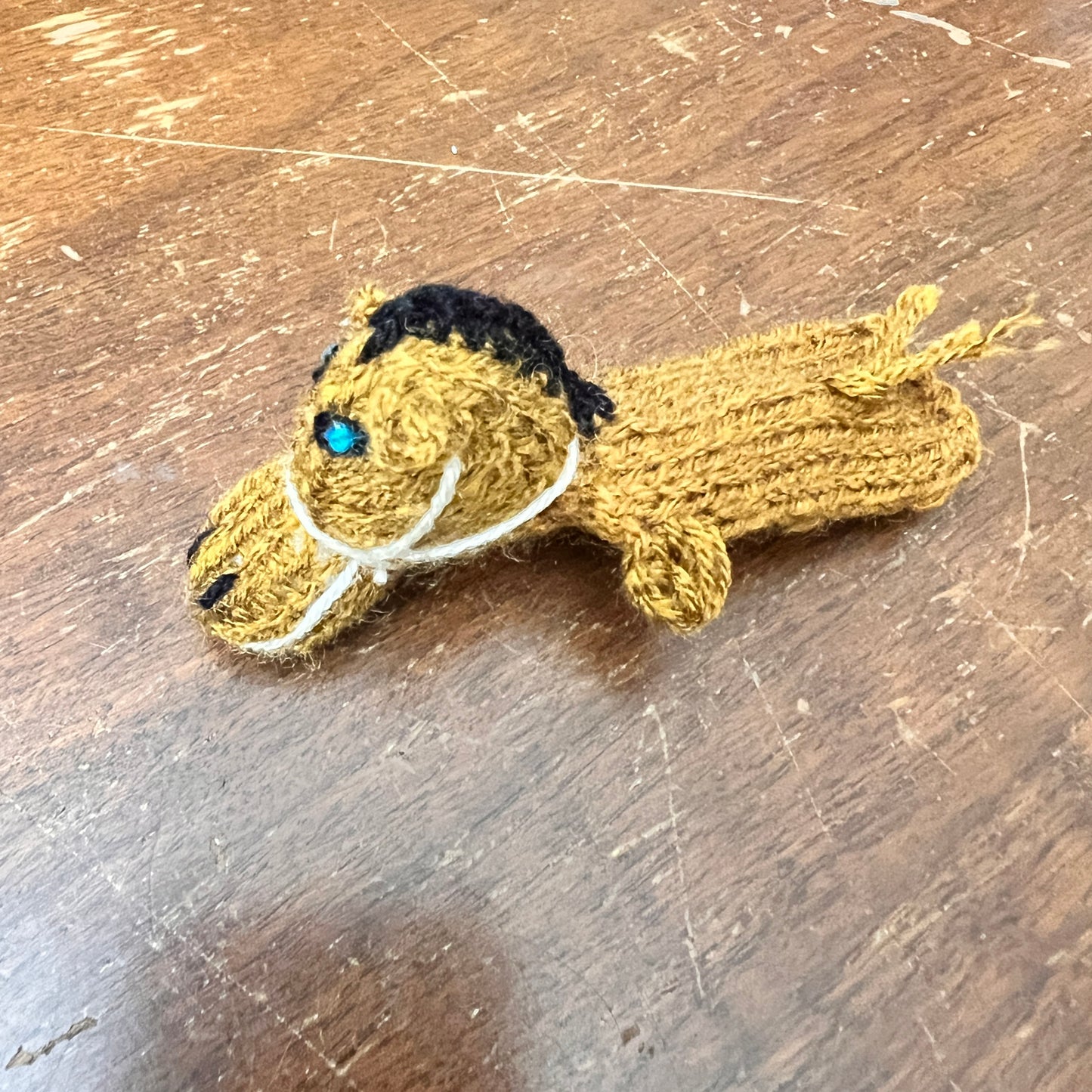 Hand Knit finger puppets