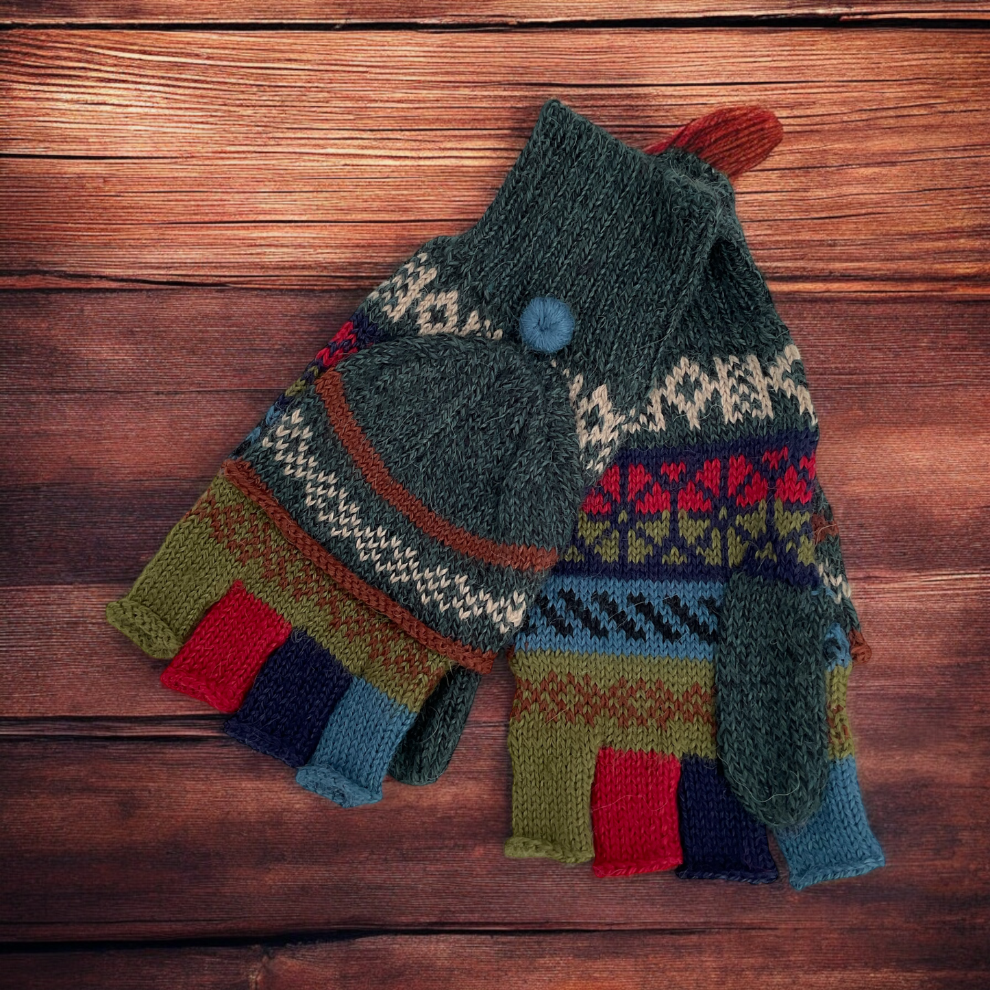 Alpaca mitten gloves. Unisex. (multiple colors)