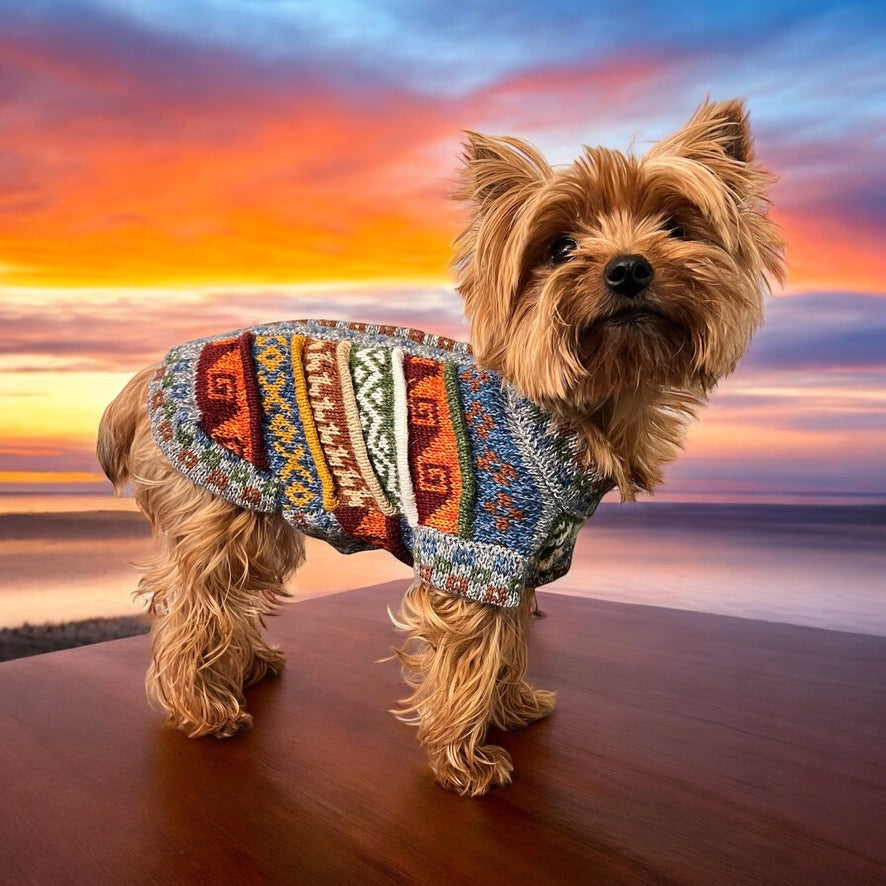 CUSCO style dog sweater