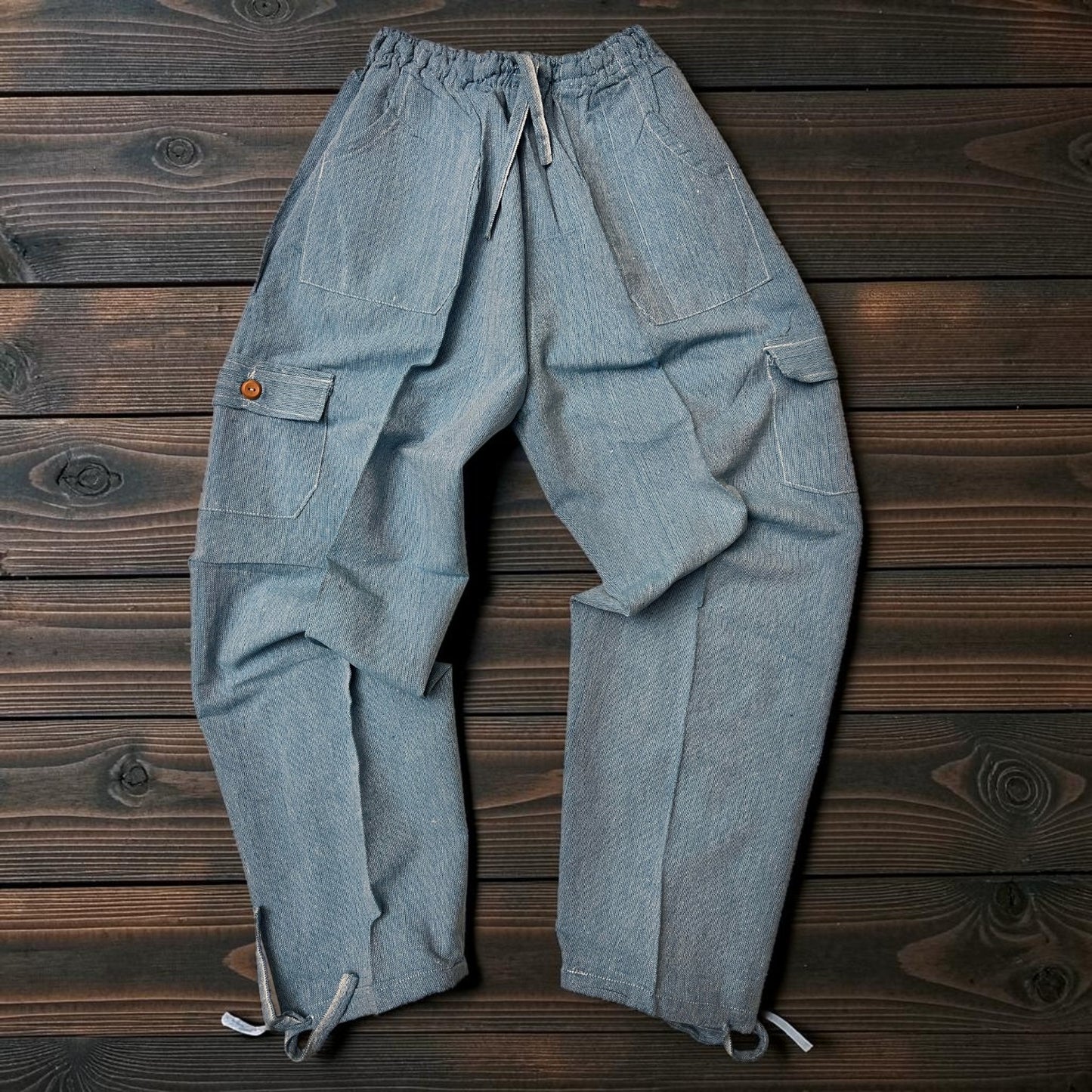 Luxury Solid Color Boho Harem Pants | Peruvian Pima Cotton Resort & Beach Pants for Women