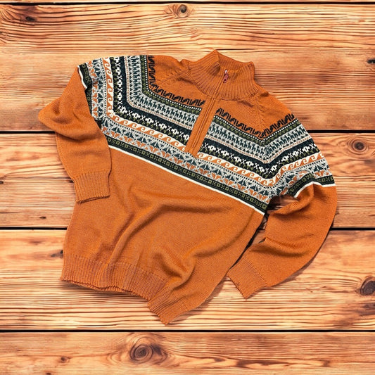 Quarter Zip ALPACA CUSCO Sweater.