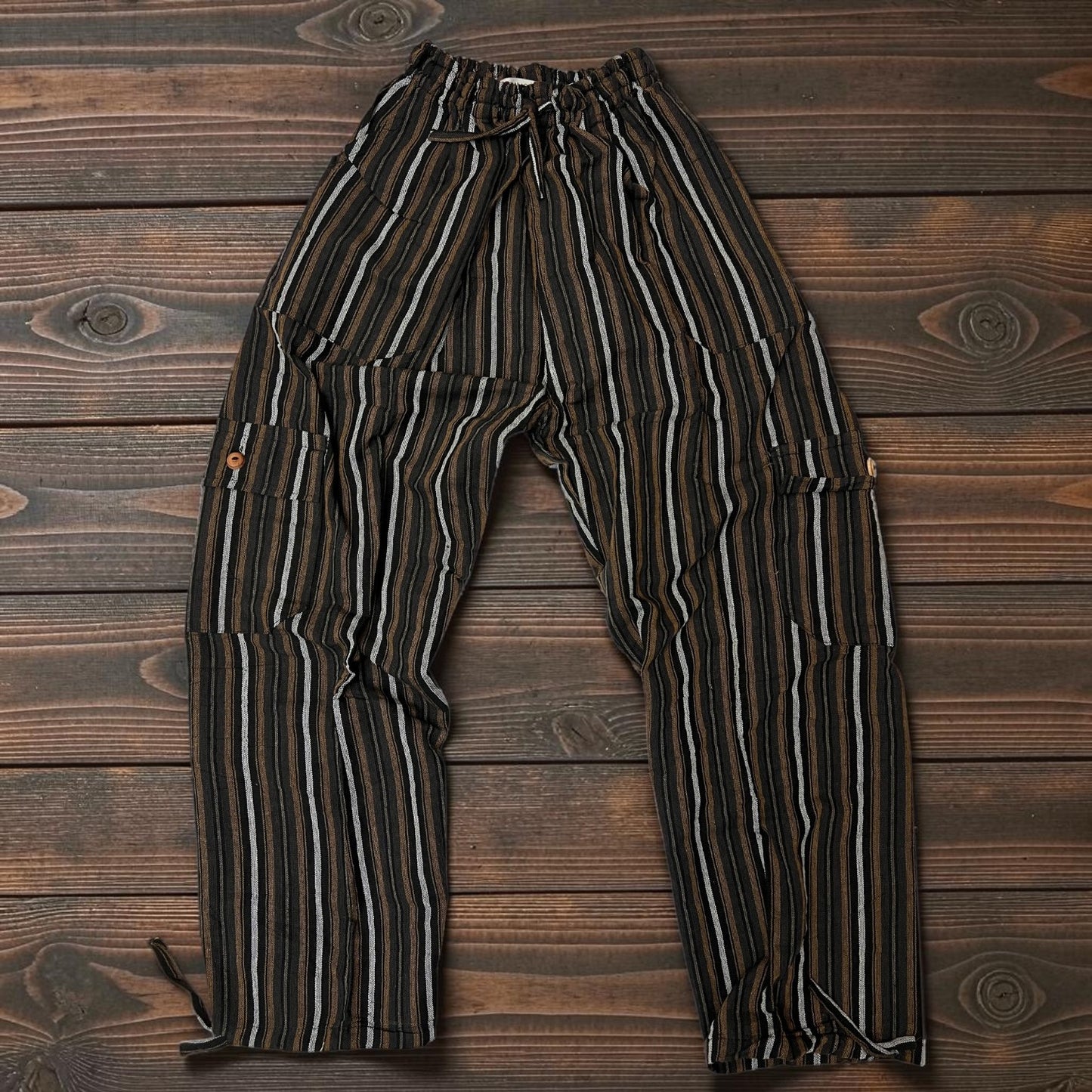 Luxury Boho Resort Harem Pants | Size Large Coastal Lounge Pants