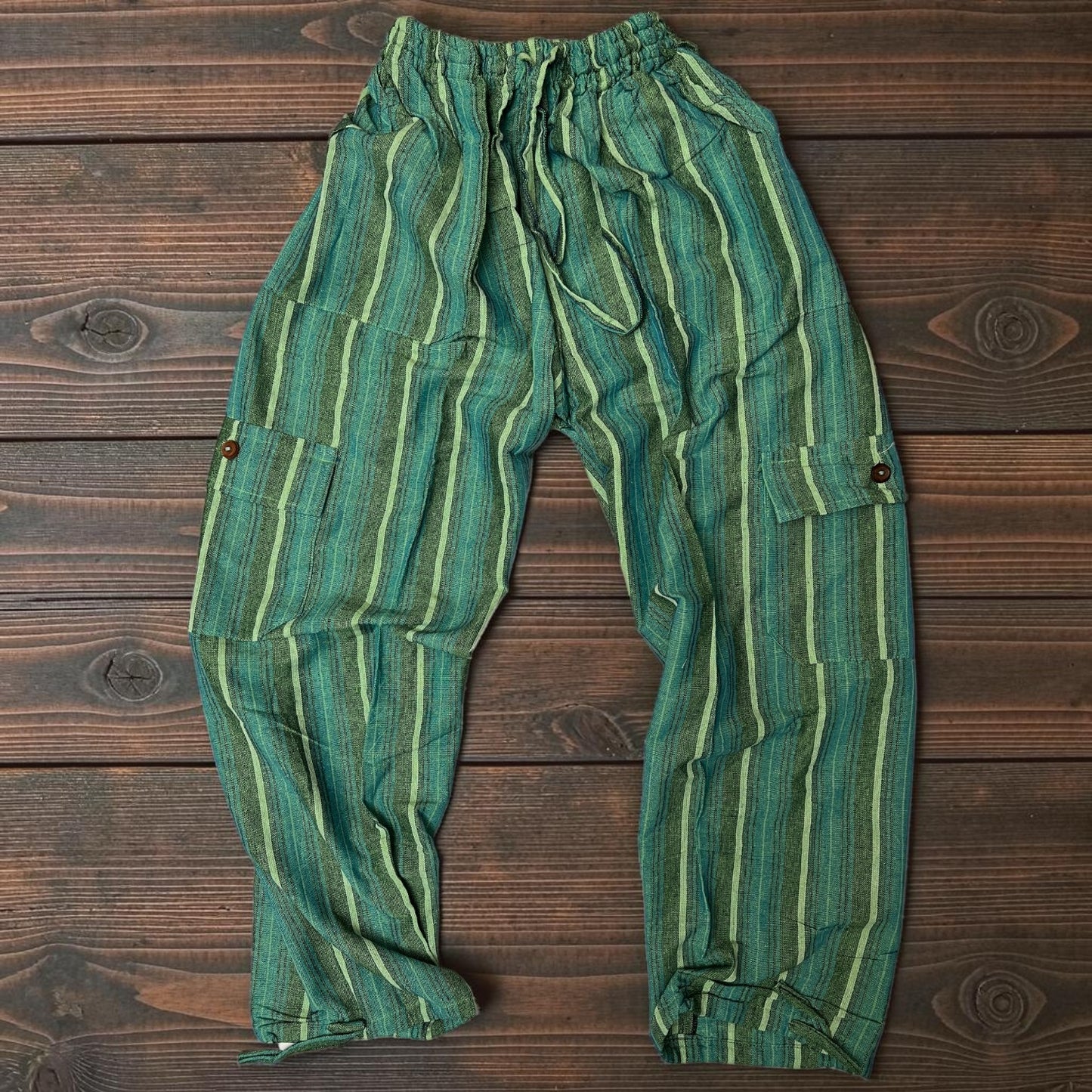 Luxury Boho Resort Harem Pants | Size Large Coastal Lounge Pants