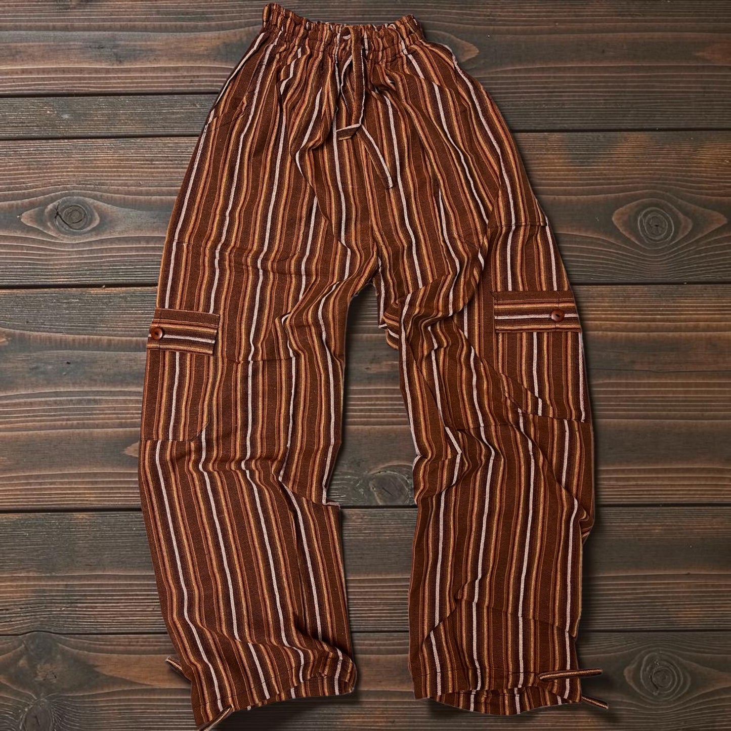 Luxury Boho Resort Harem Pants | Size Large Coastal Lounge Pants