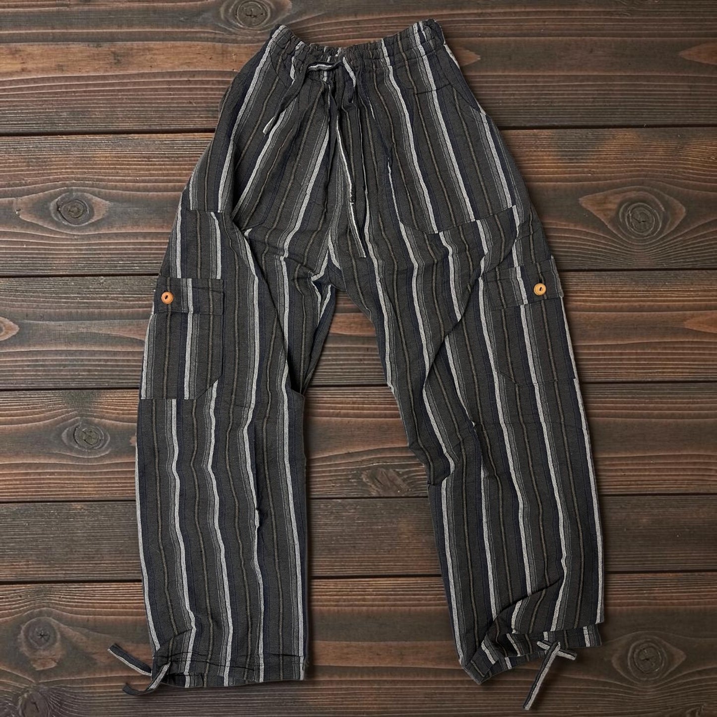 Luxury Boho Resort Harem Pants | Size Large Coastal Lounge Pants