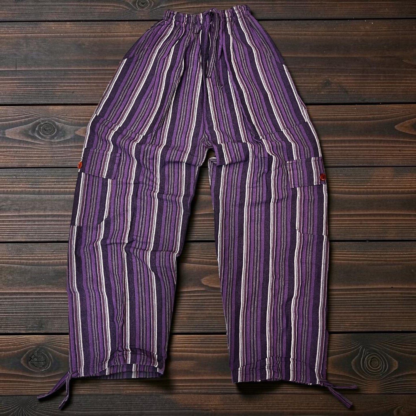 Luxury Boho Resort Harem Pants | Size Medium Coastal Lounge Pants