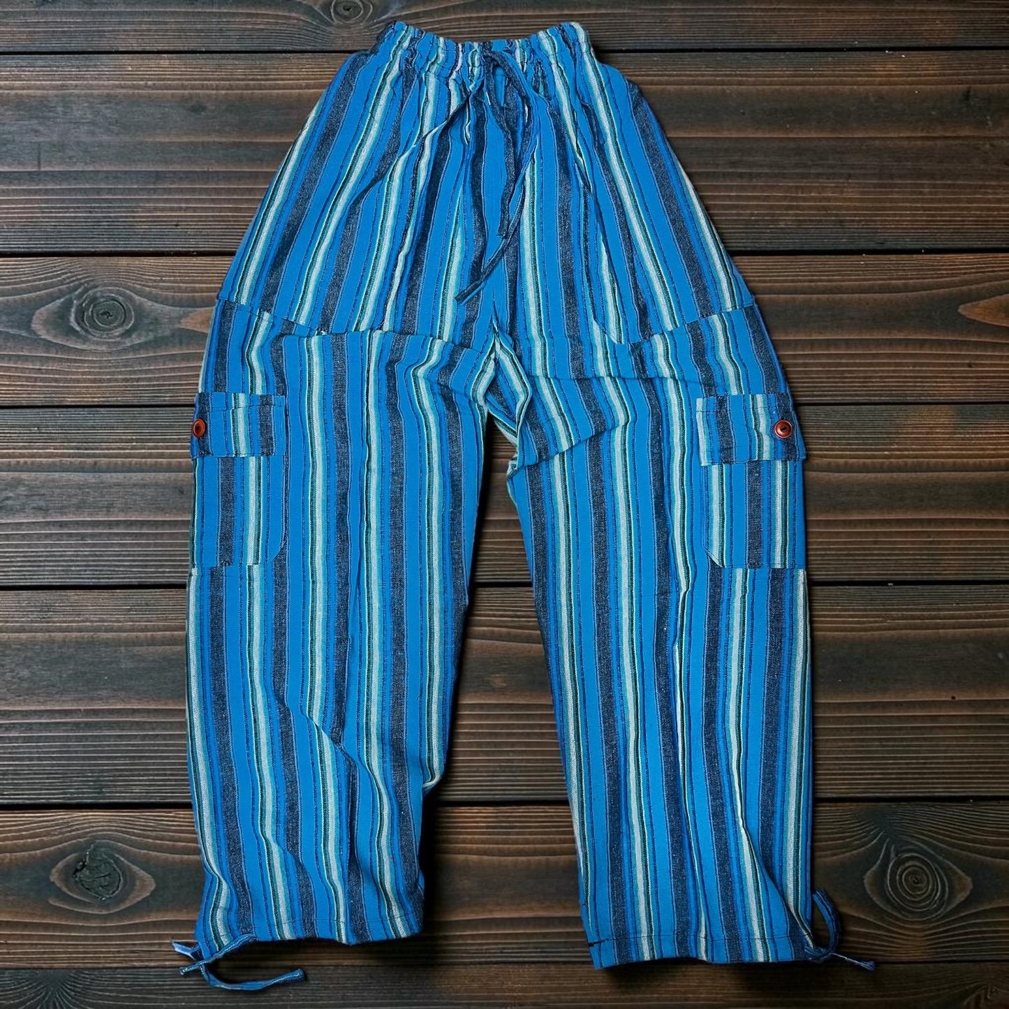 Luxury Boho Resort Harem Pants | Size Medium Coastal Lounge Pants
