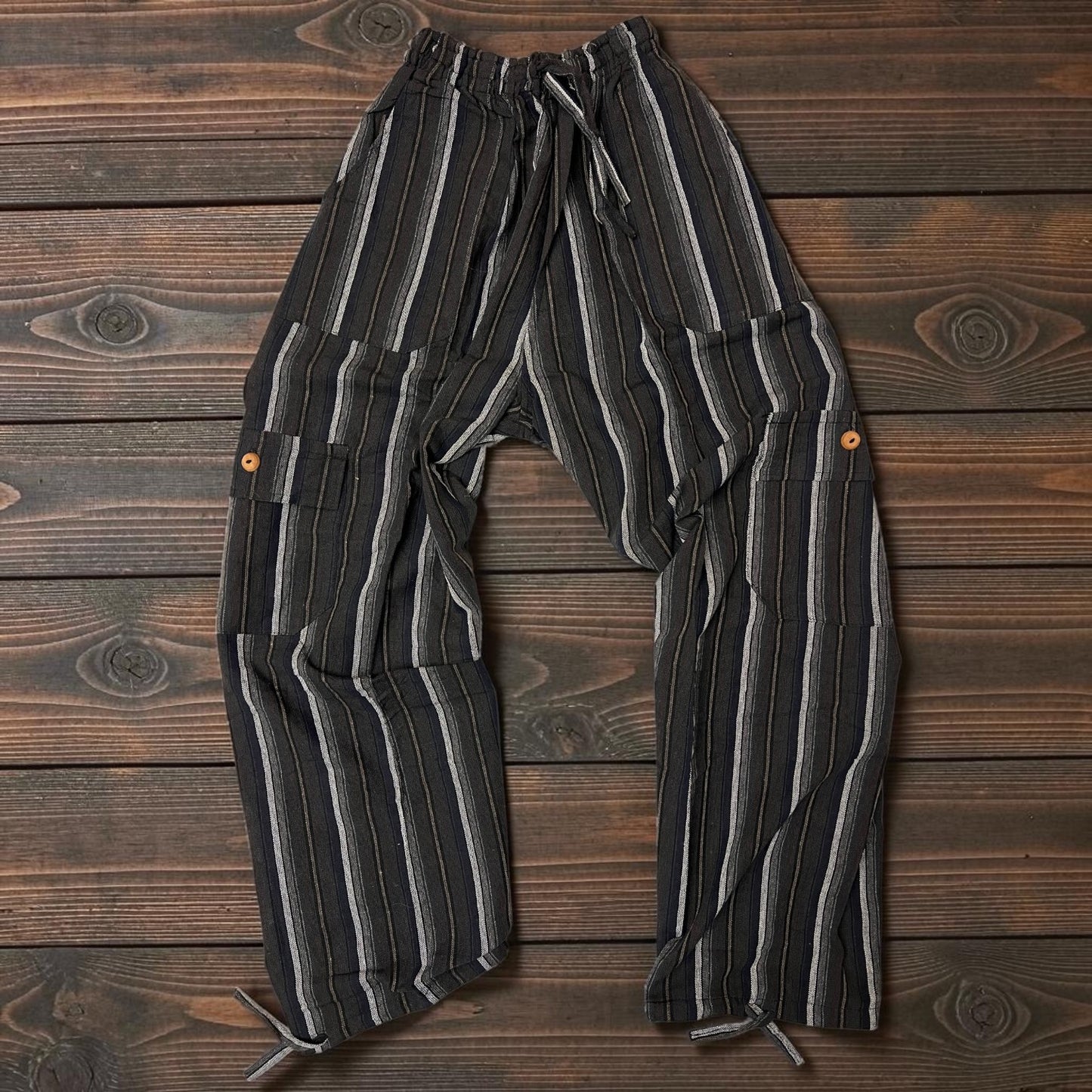 Luxury Boho Resort Harem Pants | Size Large Coastal Lounge Pants