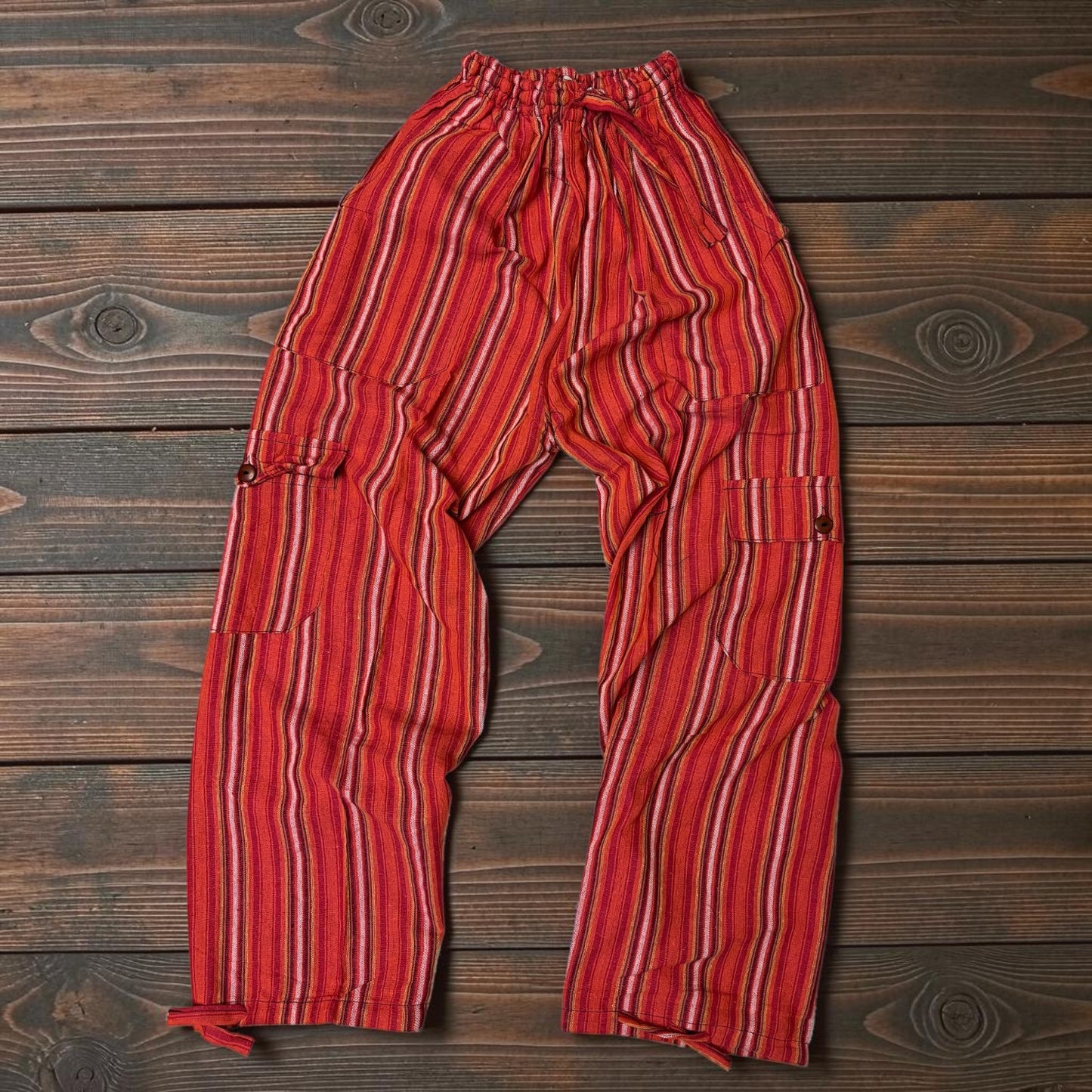 Luxury Boho Resort Harem Pants | Size Large Coastal Lounge Pants