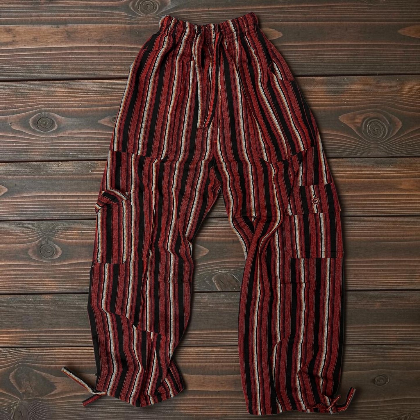 Luxury Boho Resort Harem Pants | Size Large Coastal Lounge Pants