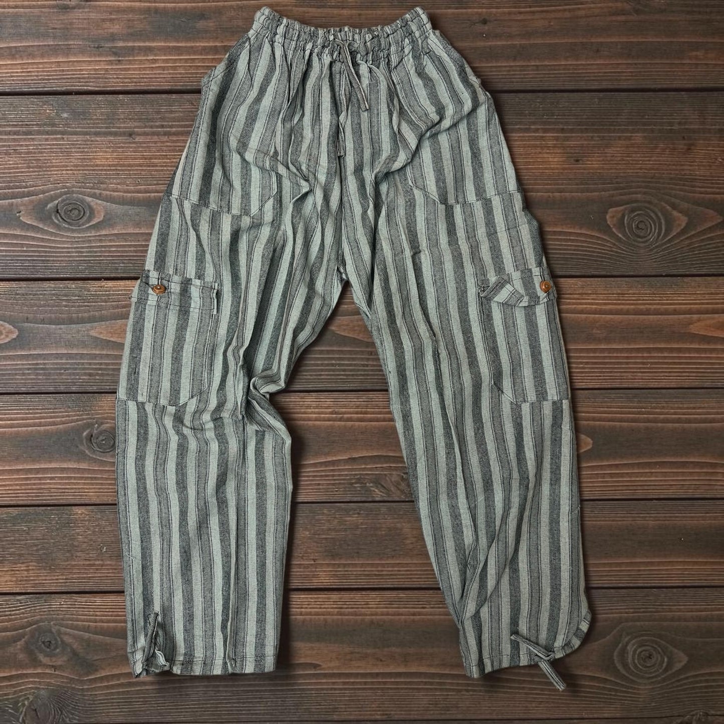 Luxury Boho Resort Harem Pants | Size Large Coastal Lounge Pants