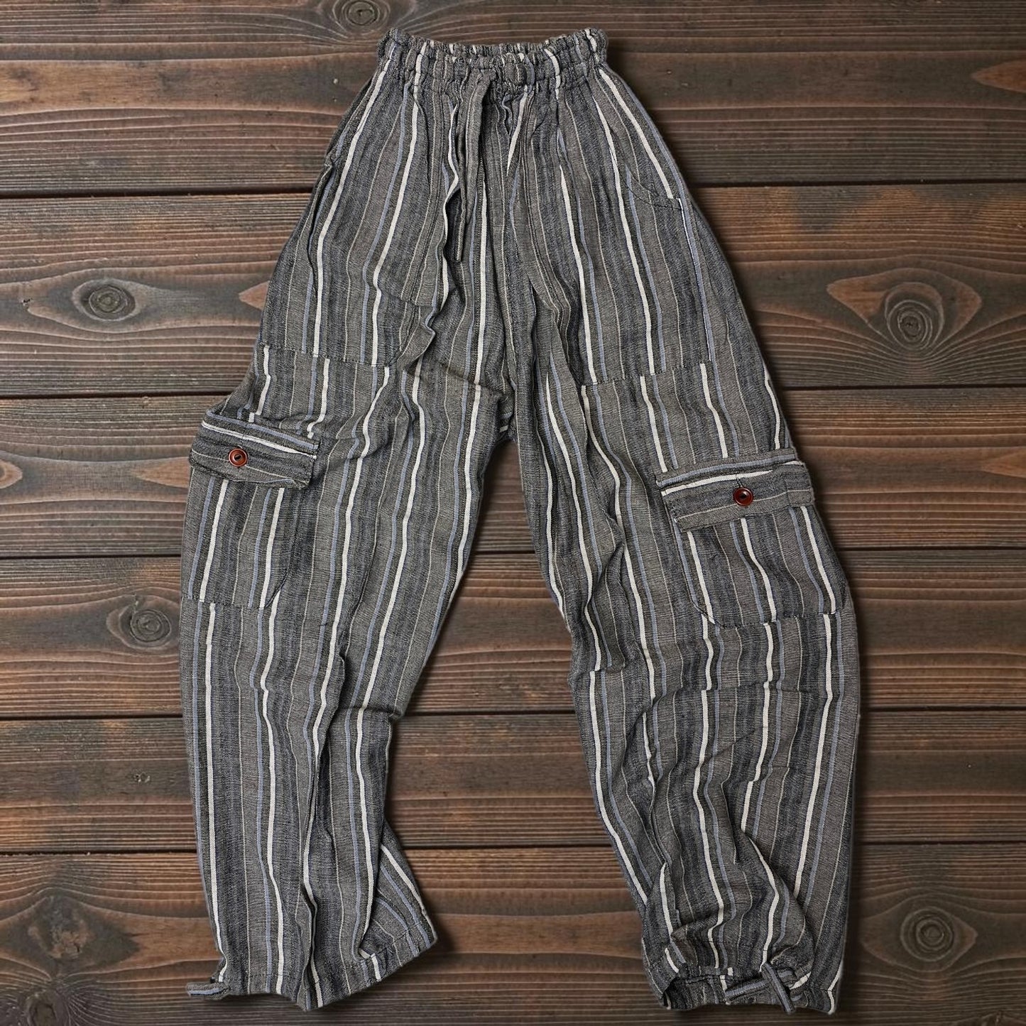 Luxury Boho Resort Harem Pants | Size Large Coastal Lounge Pants