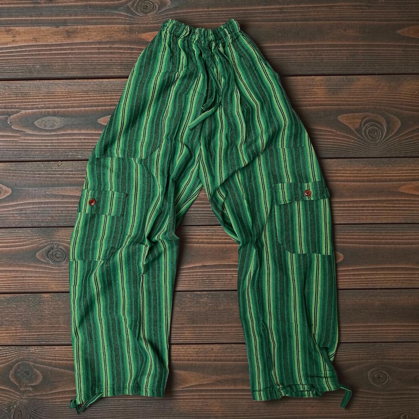 Luxury Boho Resort Harem Pants | Size Large Coastal Lounge Pants