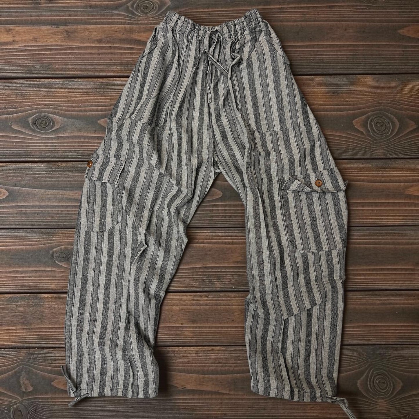 Luxury Boho Resort Harem Pants | Size Large Coastal Lounge Pants