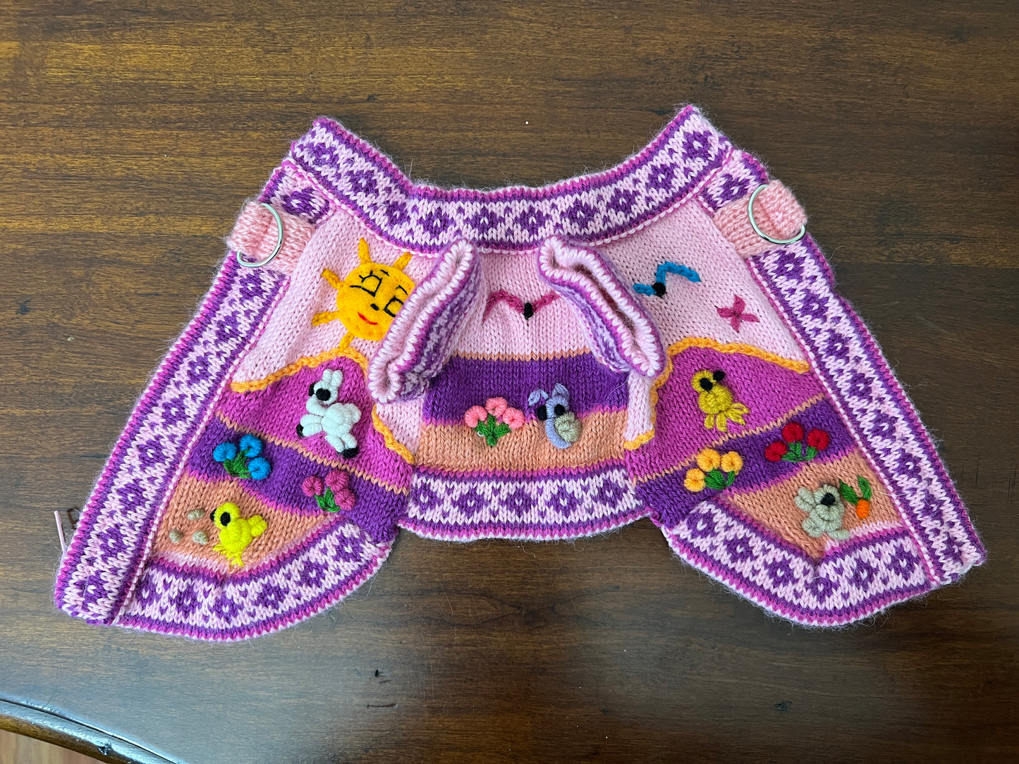 Luxury Teacup Dog Sweater | Handmade Peruvian Puppy Sweater