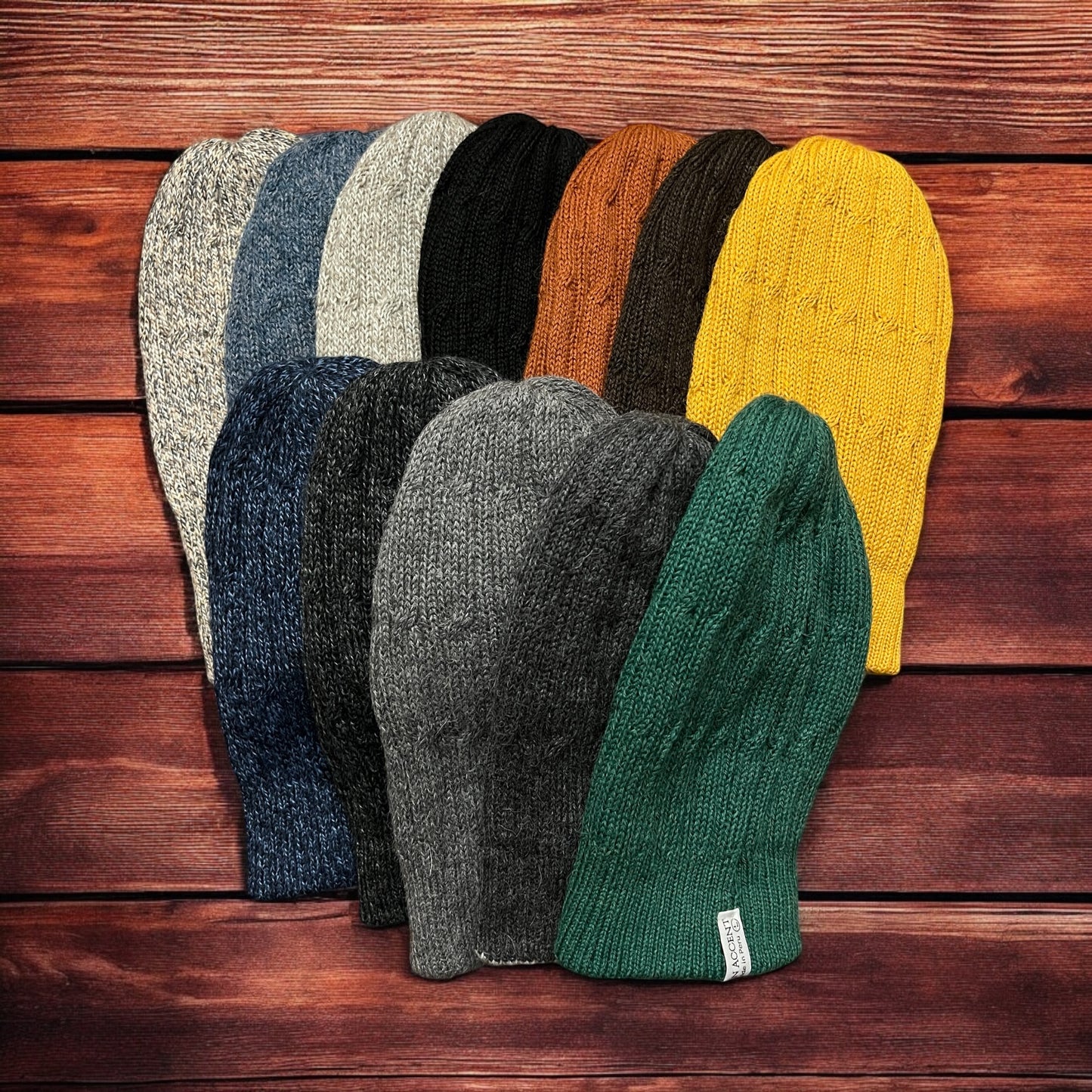 Luxury Reversible Alpaca Beanies - Unisex