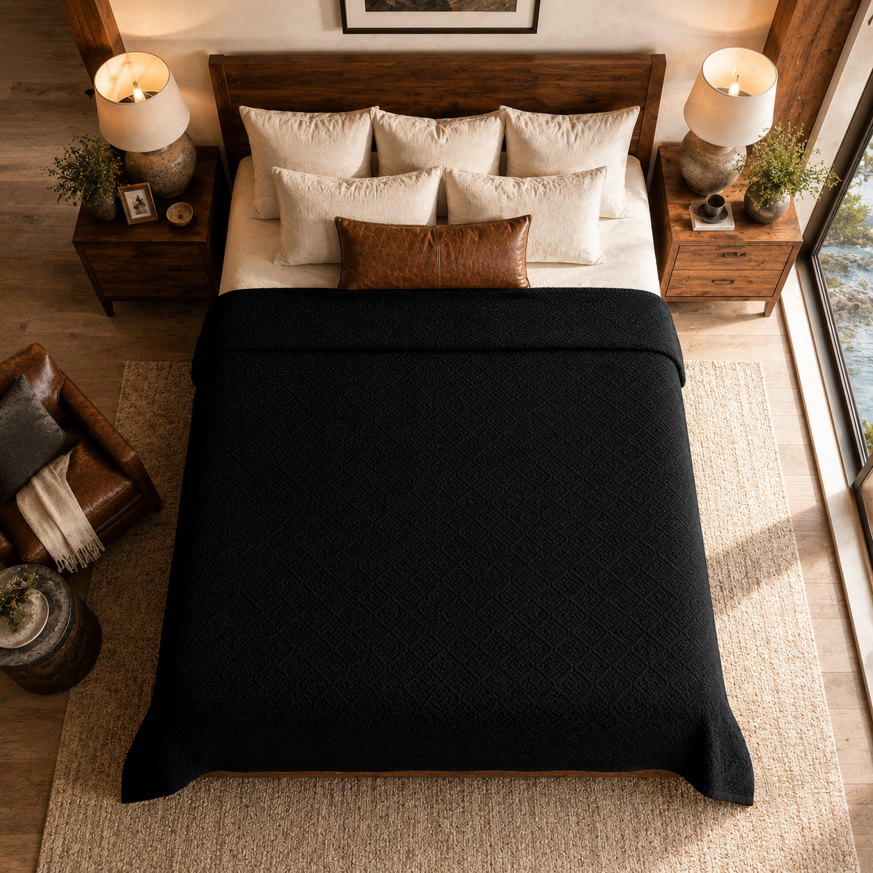 Luxury Baby Alpaca Blanket | King & Queen Size | Handmade in Peru | Natural Heat-Regulating Bedding