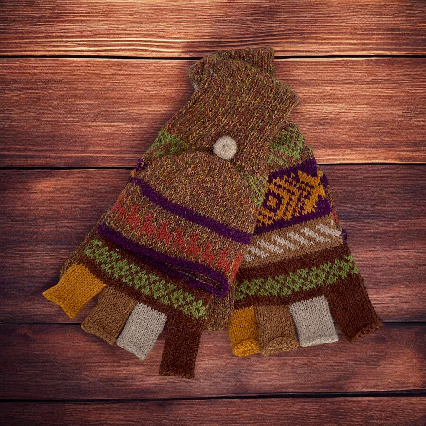 Alpaca mitten gloves. Unisex. (multiple colors)