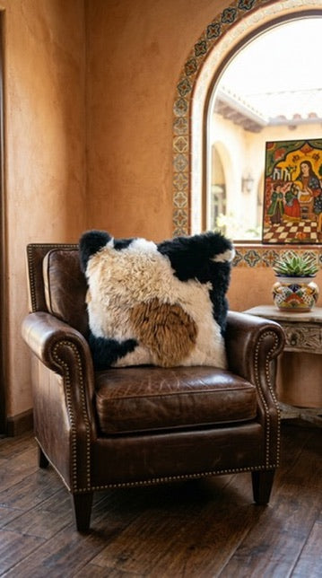 Baby Alpaca Fur Pillow 20x20 (MOSAIC)