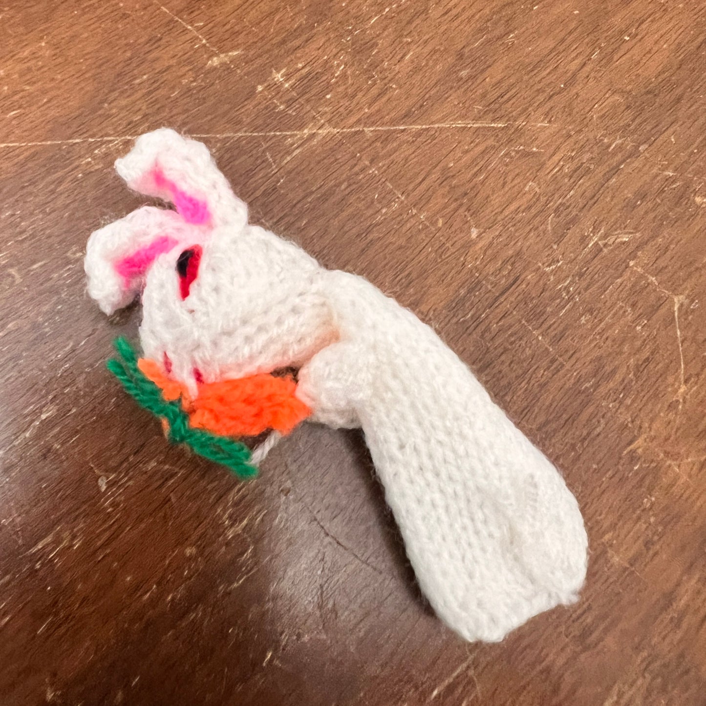 Hand Knit finger puppets