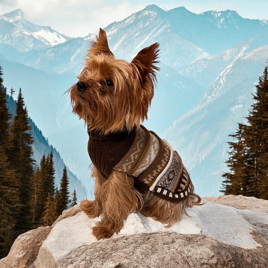CAFE BROWN NAZCA Alpaca sweater 1.5 lbs - 40 lbs.