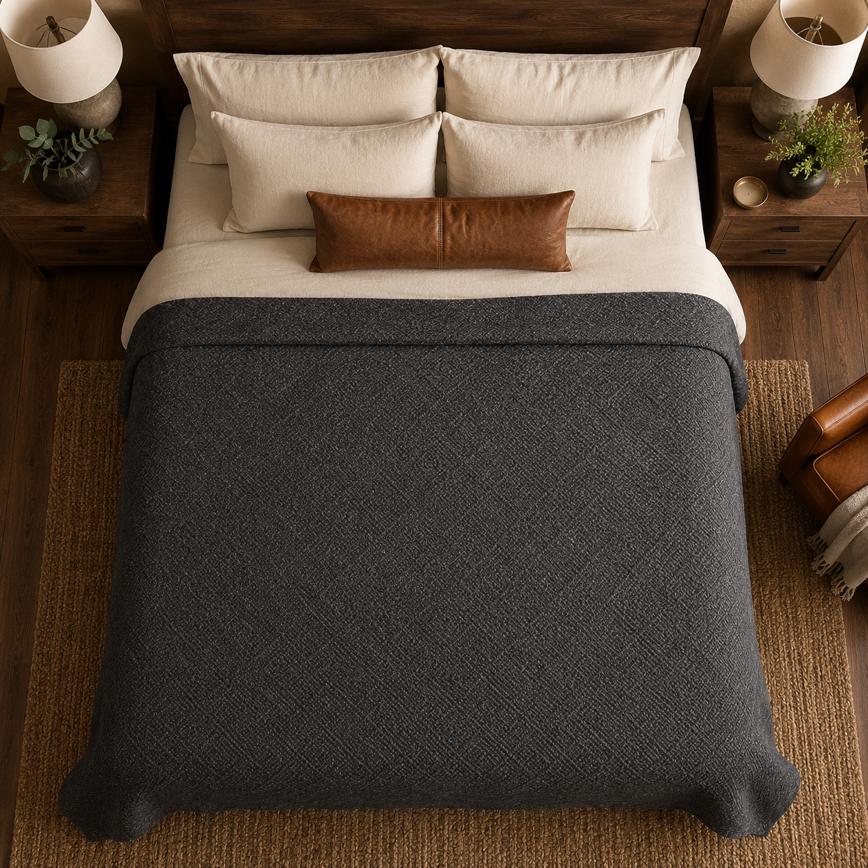 Luxury Baby Alpaca Blanket | King & Queen Size | Handmade in Peru | Natural Heat-Regulating Bedding