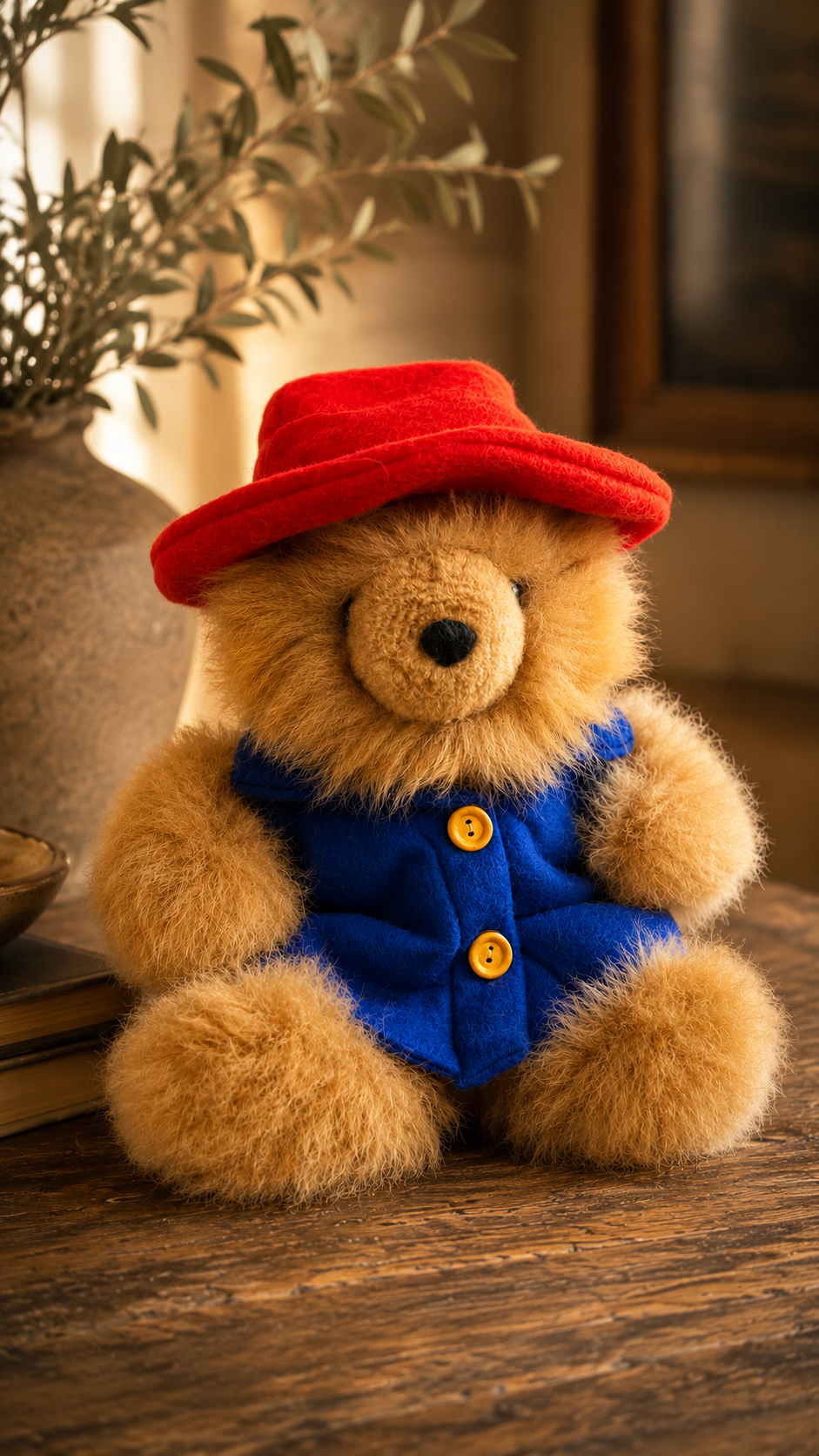Handcrafted Baby Alpaca Peruvian Duffle Bear – Luxury Storybook Collectible