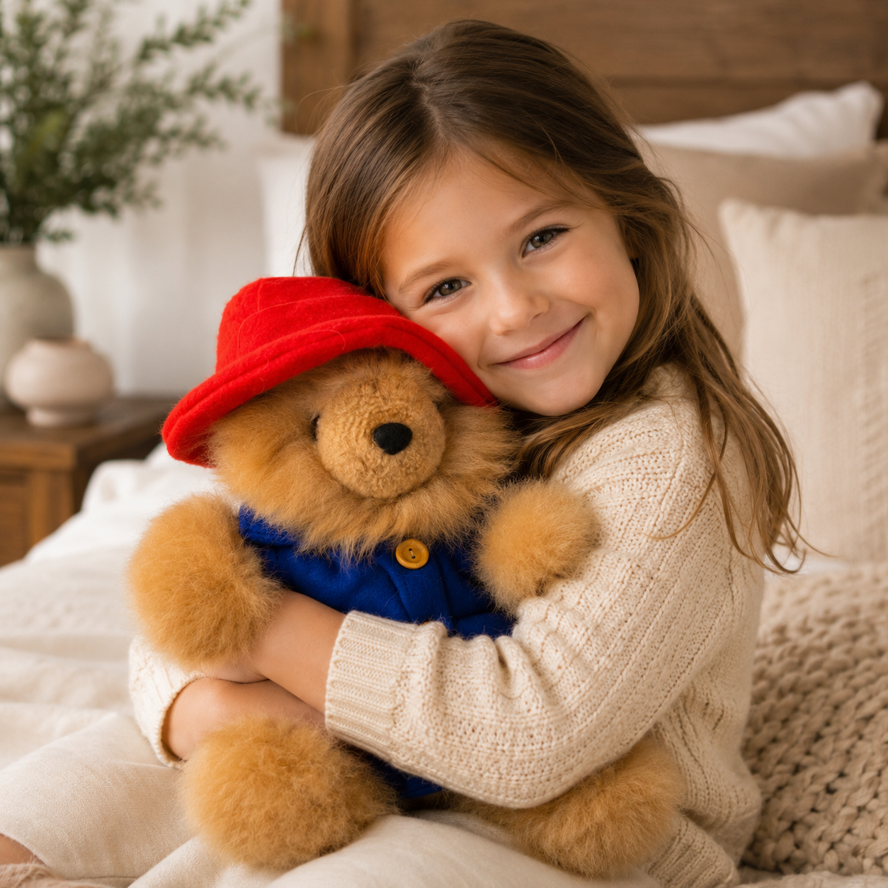 Handcrafted Baby Alpaca Peruvian Duffle Bear – Luxury Storybook Collectible