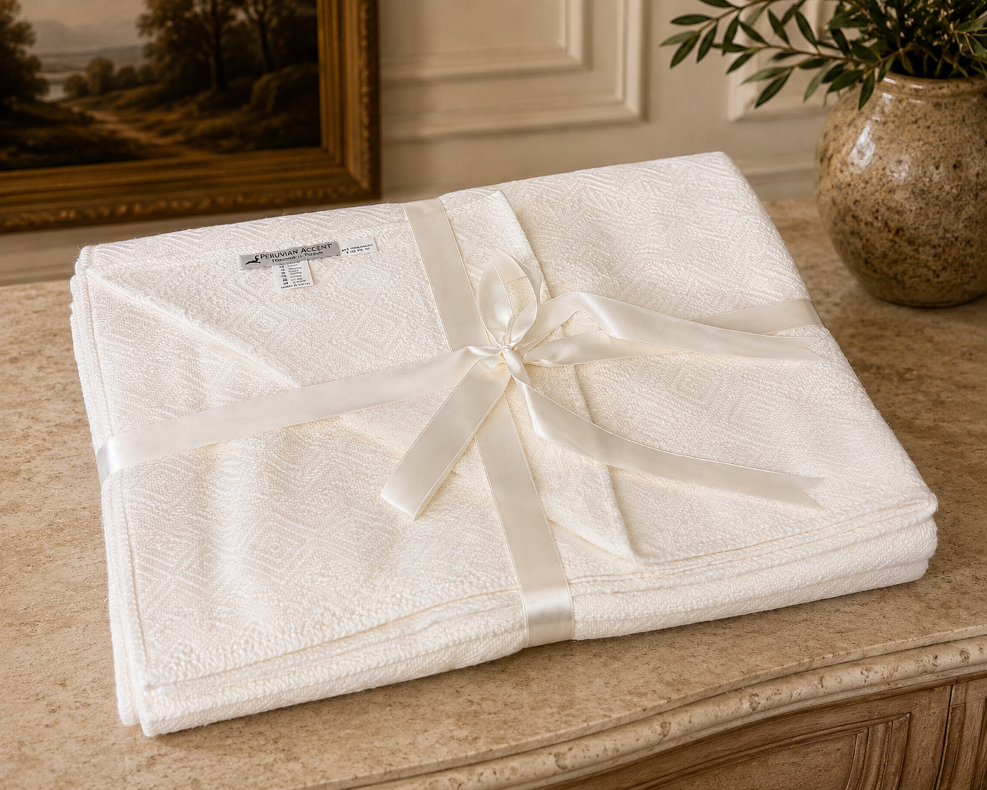Luxury Baby Alpaca Blanket | King & Queen Size | Handmade in Peru | Natural Heat-Regulating Bedding