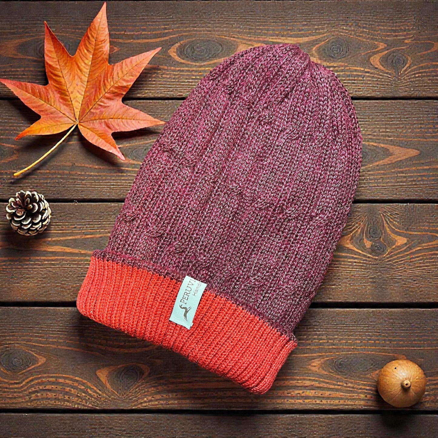 Luxury Reversible Alpaca Beanies - Unisex