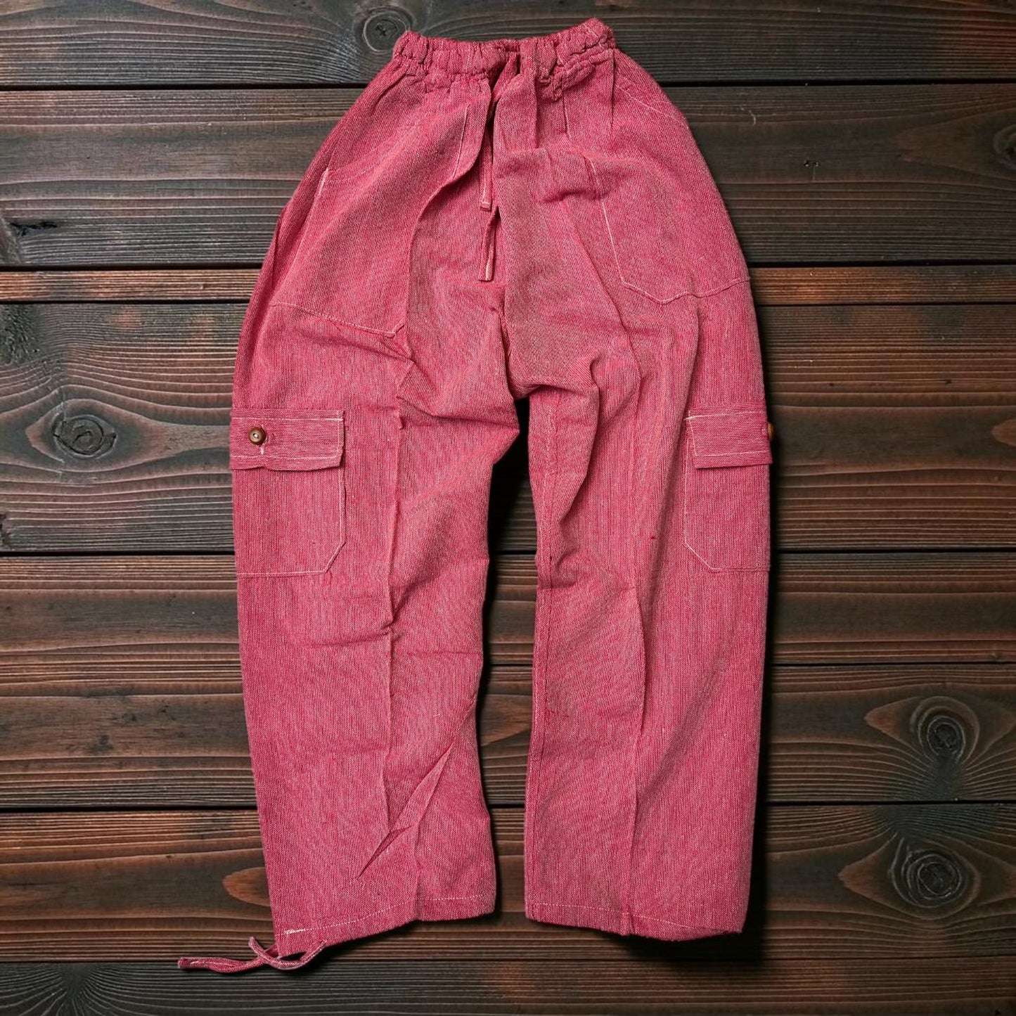 Luxury Solid Color Boho Harem Pants | Peruvian Pima Cotton Resort & Beach Pants for Women