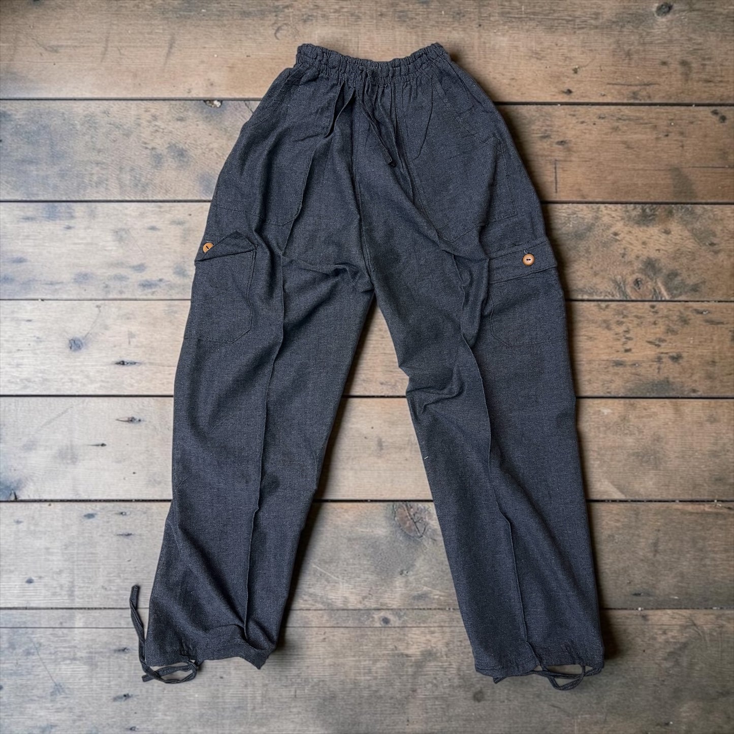 Luxury Solid Color Boho Harem Pants | Peruvian Pima Cotton Resort & Beach Pants for Women