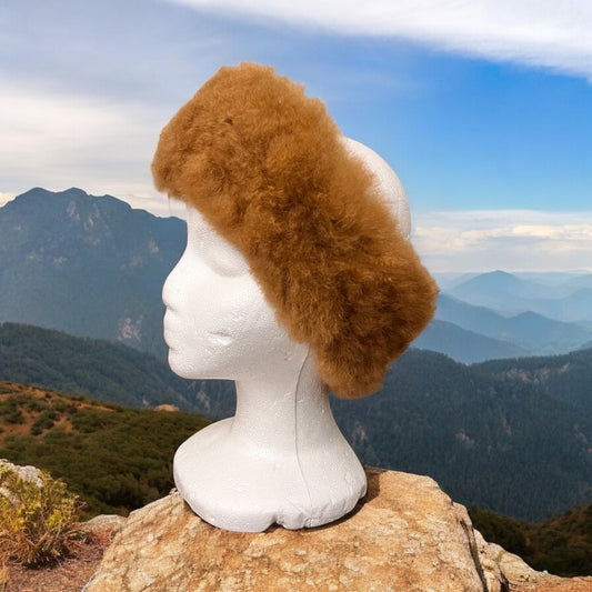 Baby Alpaca Fur Earwarmer and Neck Warmer