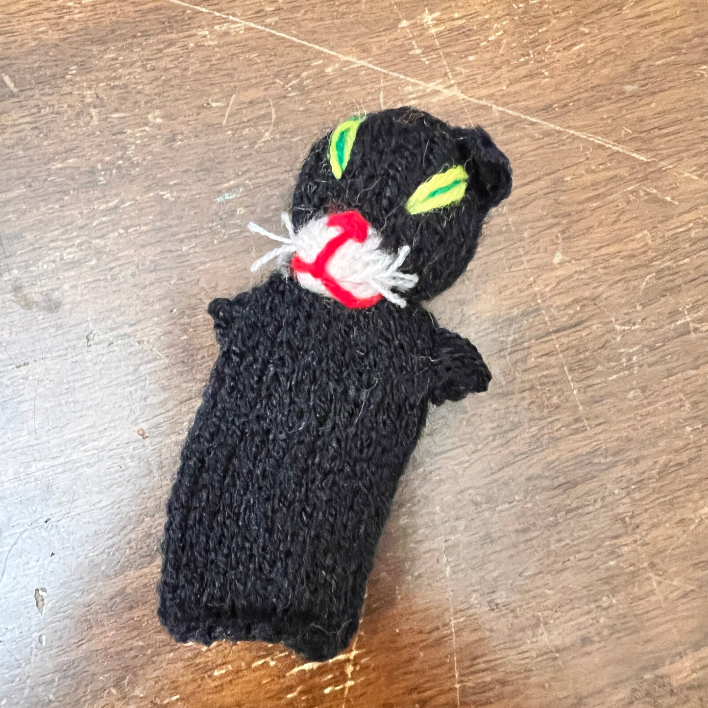 Hand Knit finger puppets