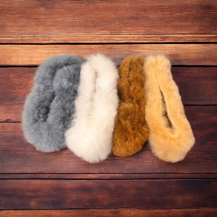 Baby Alpaca Fur Headband and Neck Warmer