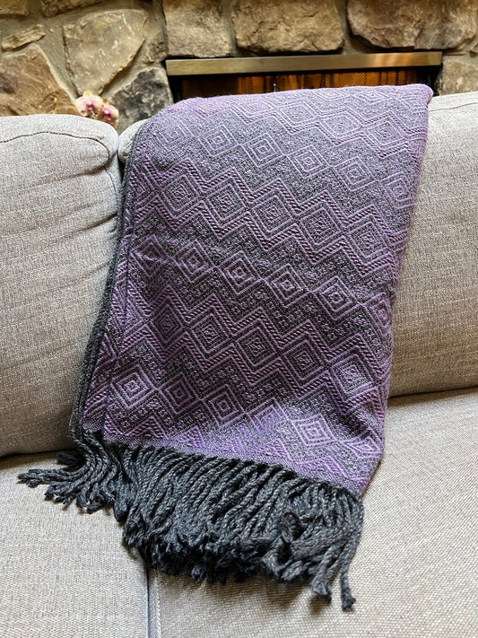 Royal Purple Alpaca blanket.