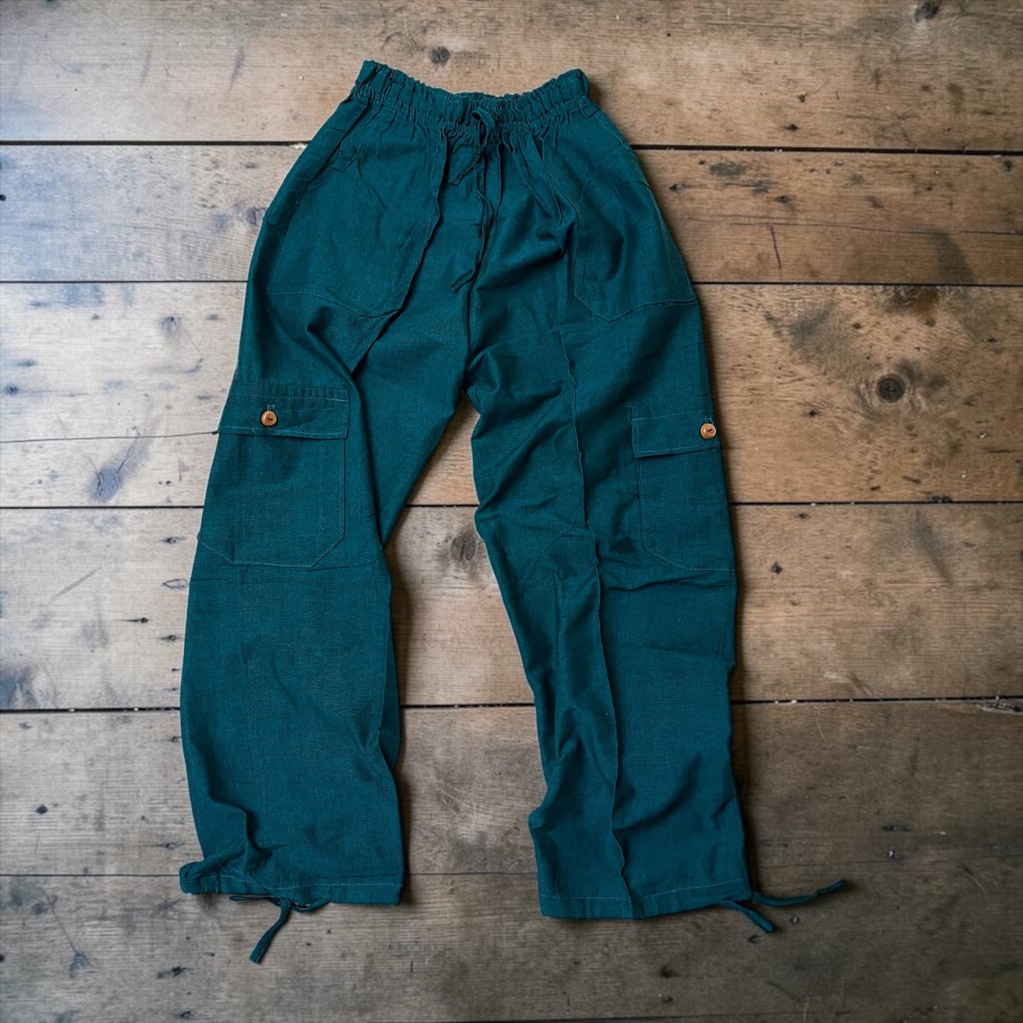 Luxury Solid Color Boho Harem Pants | Peruvian Pima Cotton Resort & Beach Pants for Women
