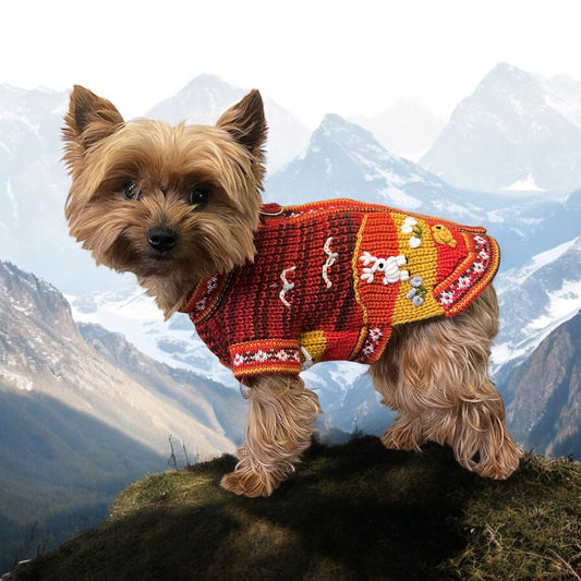 TEQUILA SUNRISE zip up the back Luxury sweater ON SALE!!